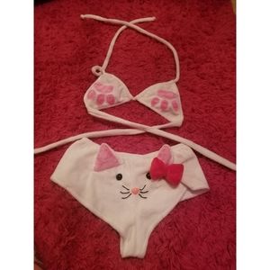 J valentine kitty bikini set
